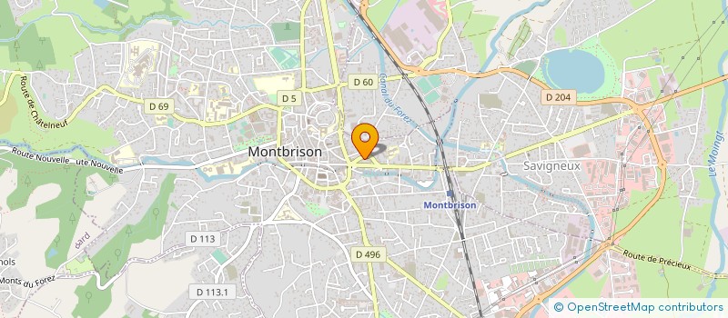 localisation de l'entreprise ALLO MULTISERVICES à MONTBRISON