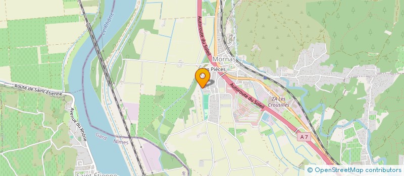 localisation de l'entreprise ALLO N&L TAXI  MORNAS