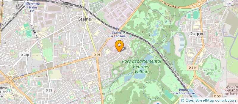 localisation de l'entreprise ALLO NETTOYAGE SERVICE  STAINS