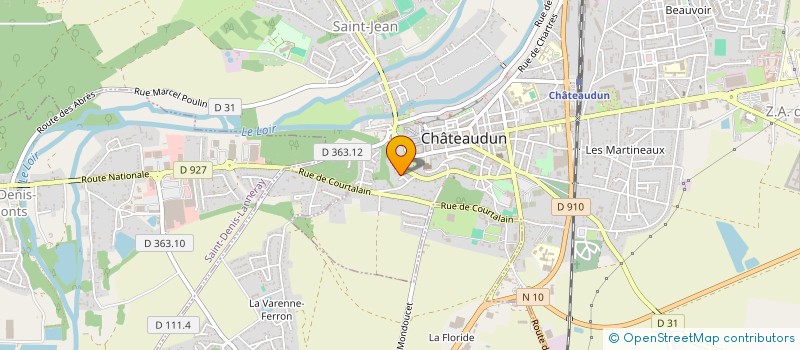 localisation de l'entreprise ALLO NICOLE TAXI à CHATEAUDUN