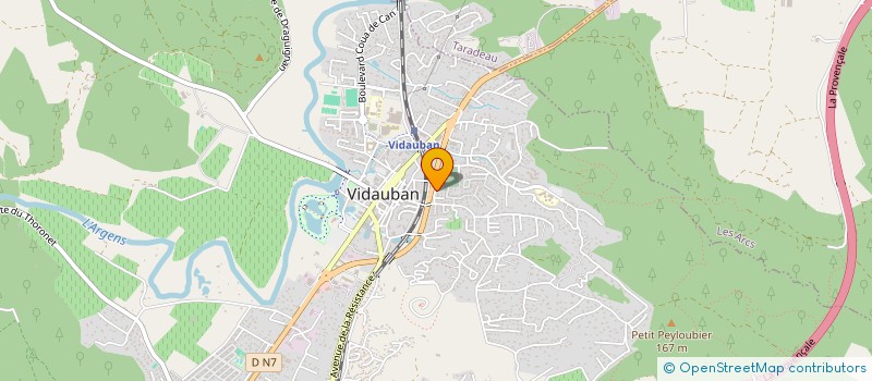 localisation de l'entreprise ALLO PACO SERVICE à VIDAUBAN