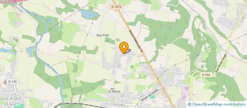 localisation de l'entreprise ALLO PAPRASS'  LES ABRETS-EN-DAUPHINE