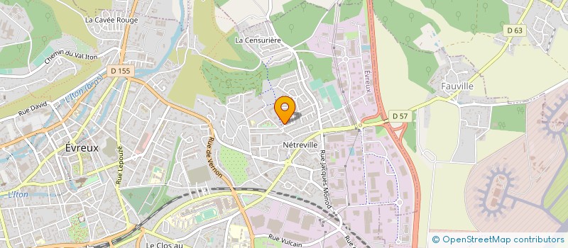 localisation de l'entreprise ALLO PARE-BRISE 27 à EVREUX