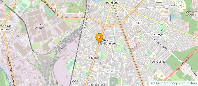 localisation de l'entreprise ALLO PARE BRISE EXPRESS  LE MANS