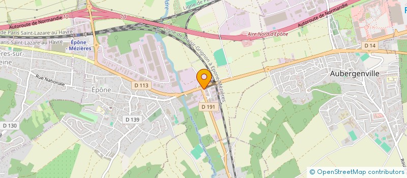 localisation de l'entreprise ALLO PAREBRISE 78  EPONE