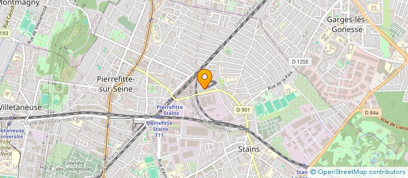 localisation de l'entreprise ALLO PARIS TRANSPORT SERVICE à STAINS