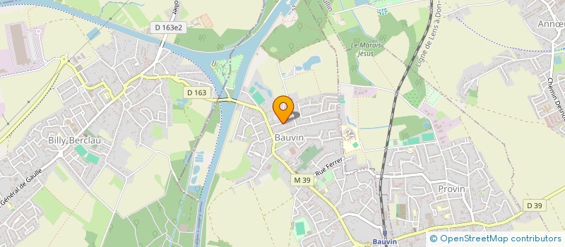 localisation de l'entreprise ALLO PAT INFORMATIQUE  BAUVIN