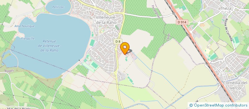 localisation de l'entreprise ALLO PEINTURE DU SUD à VILLENEUVE-DE-LA-RAHO
