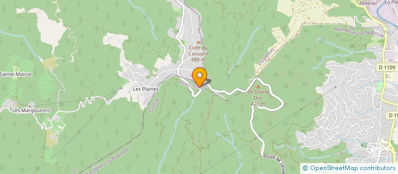 localisation de l'entreprise ALLO PISCINES SERVICES  PEGOMAS