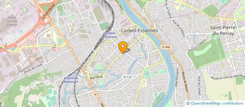 localisation de l'entreprise ALLO PIZZA à CORBEIL-ESSONNES