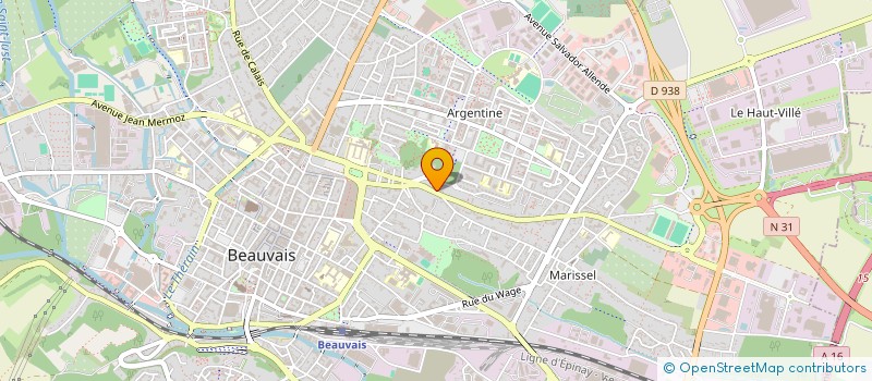 localisation de l'entreprise ALLO PIZZA  BEAUVAIS