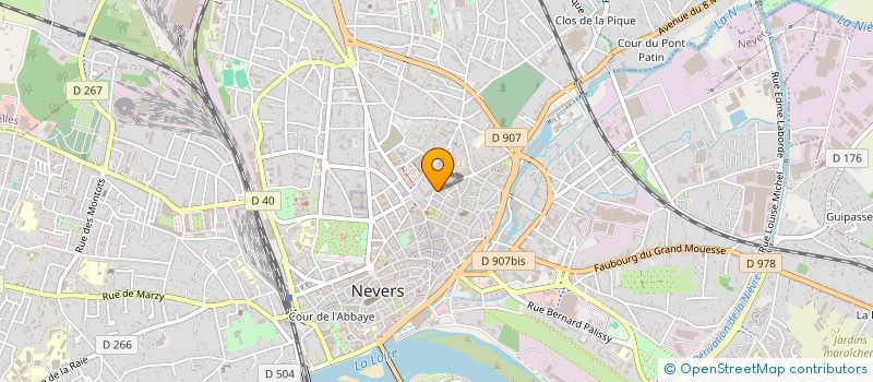localisation de l'entreprise ALLO PIZZA 58 à NEVERS