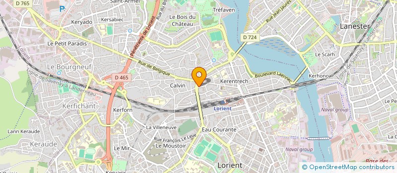 localisation de l'entreprise ALLO PIZZA  LORIENT