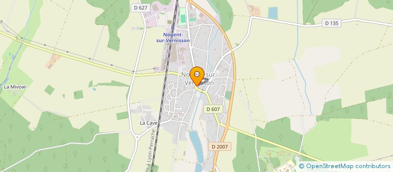 localisation de l'entreprise ALLO PIZZA à NOGENT-SUR-VERNISSON