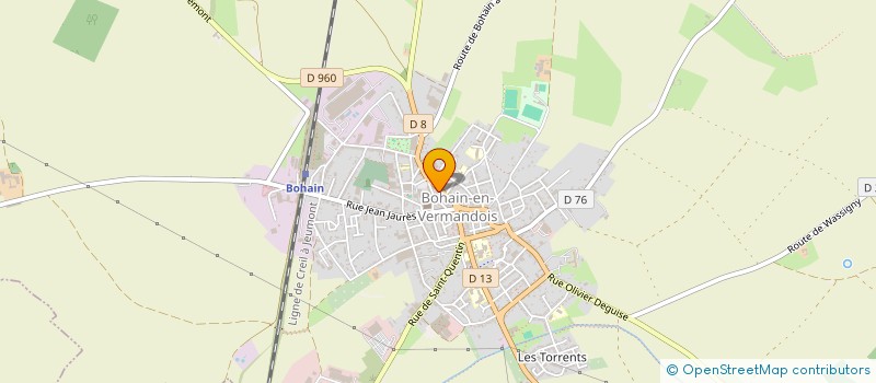 localisation de l'entreprise ALLO PIZZA à BOHAIN-EN-VERMANDOIS