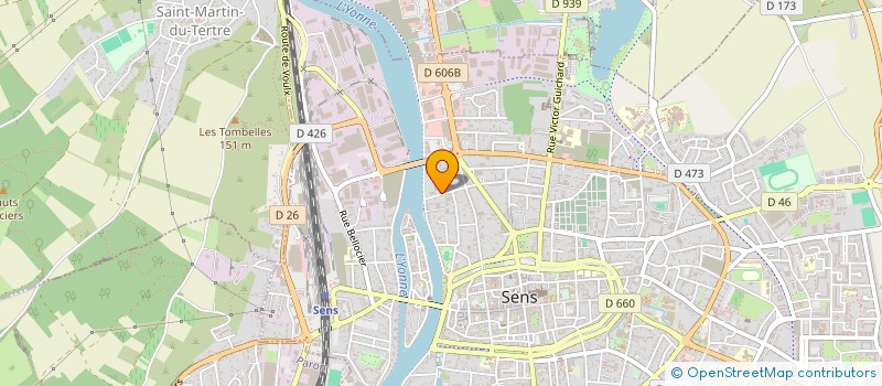 localisation de l'entreprise ALLO PIZZA 89  SENS