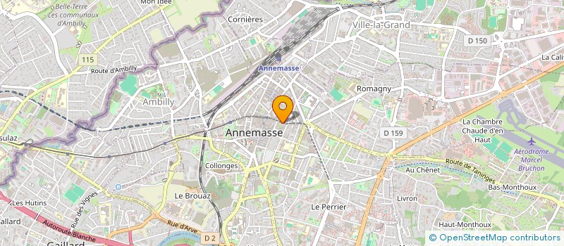 localisation de l'entreprise ALLO PIZZA  ANNEMASSE