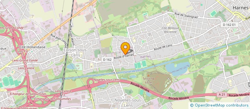 localisation de l'entreprise ALLO PIZZA  LOISON-SOUS-LENS