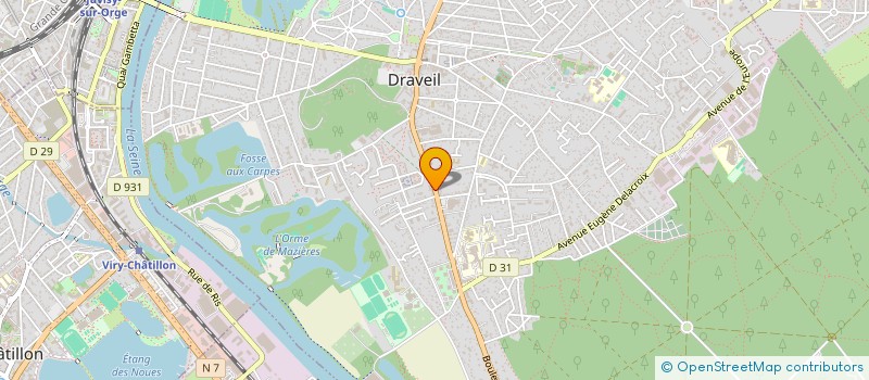 localisation de l'entreprise ALLO PIZZA DI NAPOLI à DRAVEIL