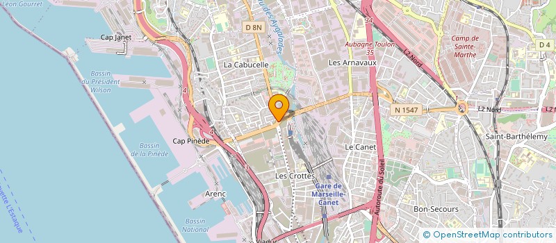 localisation de l'entreprise ALLO PIZZA EXPRESS à MARSEILLE