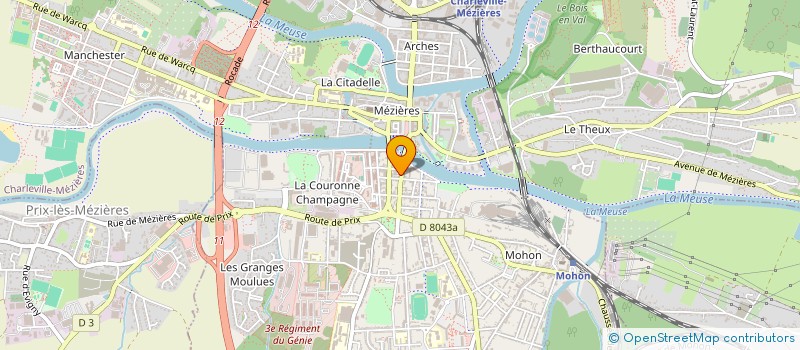 localisation de l'entreprise ALLO PIZZA PRONTO à CHARLEVILLE-MEZIERES