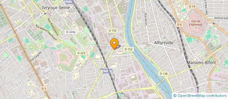 localisation de l'entreprise ALLO PIZZA SERVICE à VITRY-SUR-SEINE