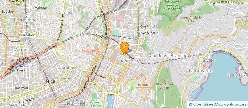 localisation de l'entreprise ALLO PIZZAIOLLO à NICE