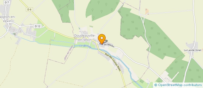 localisation de l'entreprise ALLO PLOMBERIE NORMANDIE  DOUDEAUVILLE-EN-VEXIN