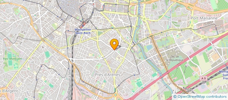 localisation de l'entreprise ALLO PLUS DEPANNAGE 34 à MONTPELLIER