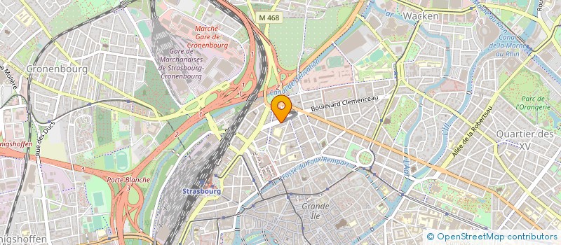 localisation de l'entreprise ALLO PLUS DEPANNAGE 67 à STRASBOURG