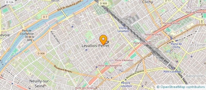 localisation de l'entreprise ALLO POISSON FRAIS LEVALLOIS à LEVALLOIS-PERRET