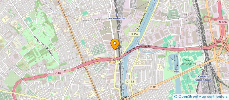 localisation de l'entreprise ALLO POISSON GROSSISTE à VITRY-SUR-SEINE