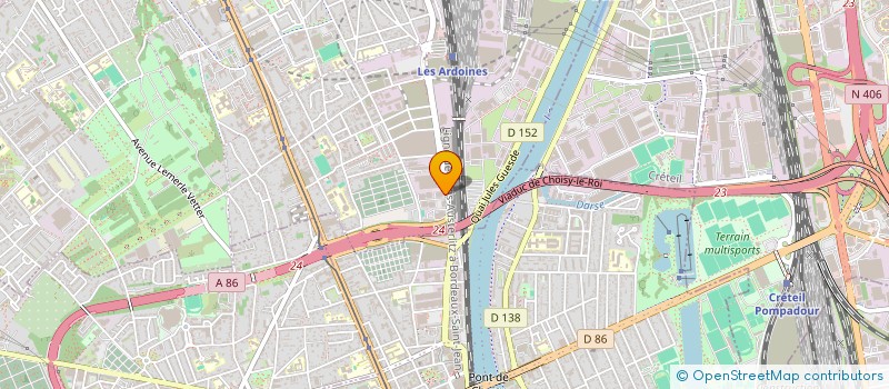 localisation de l'entreprise ALLO POISSON ILE DE FRANCE à VITRY-SUR-SEINE