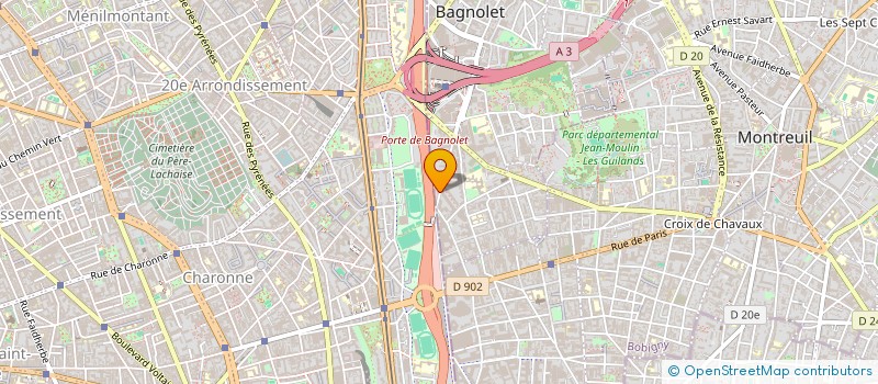 localisation de l'entreprise ALLO POULET BAGNOLET à BAGNOLET