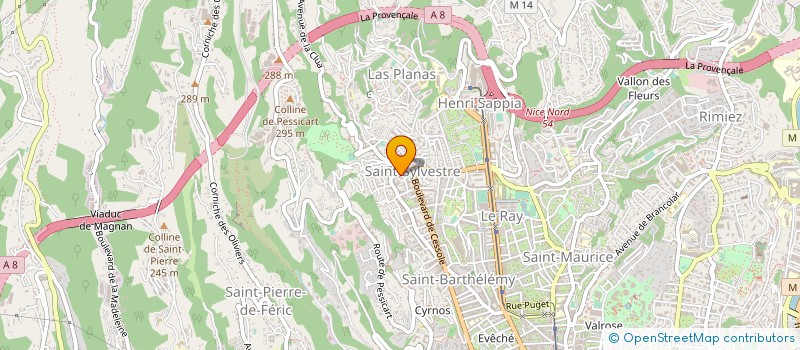 localisation de l'entreprise ALLO PRESSING à NICE