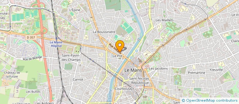localisation de l'entreprise ALLO PRETS à LE MANS