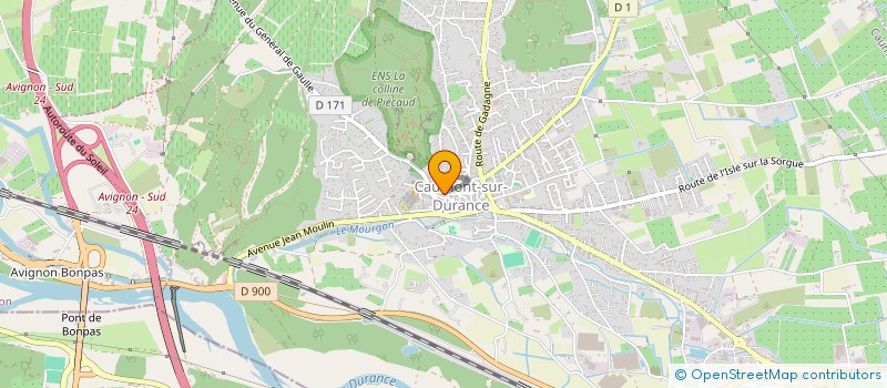 localisation de l'entreprise ALLO RAPID SERVICE  CAUMONT-SUR-DURANCE