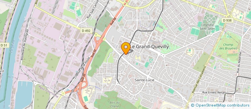 localisation de l'entreprise ALLO RENOV AUTO à LE GRAND-QUEVILLY