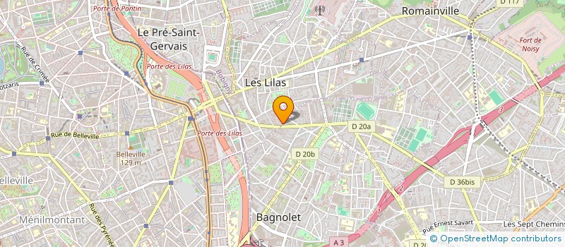 localisation de l'entreprise ALLO RENOV IDF  LES LILAS