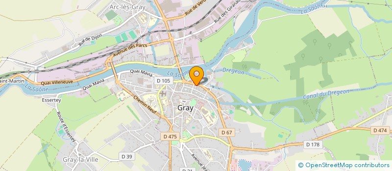 localisation de l'entreprise ALLO RENOVATION à GRAY