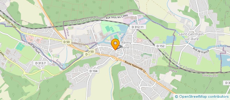 localisation de l'entreprise ALLO REPARATION ELECTROMENAGERS EXPRESS à SAINT-REMY-SUR-AVRE