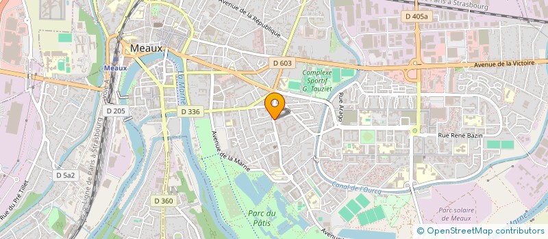 localisation de l'entreprise ALLO RESID'NET SERVICES à MEAUX
