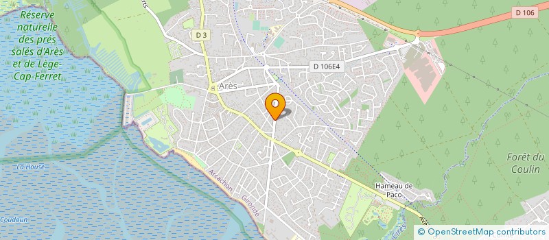 localisation de l'entreprise ALLO'RIGO  ARES