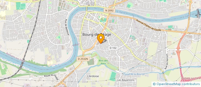 localisation de l'entreprise ALLO ROMANS TAXI GARE  ROMANS-SUR-ISERE