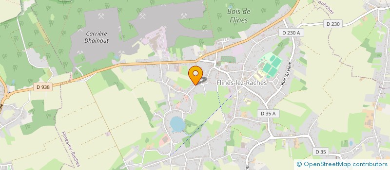 localisation de l'entreprise ALLO SABINE OPTIQUE  FLINES-LEZ-RACHES