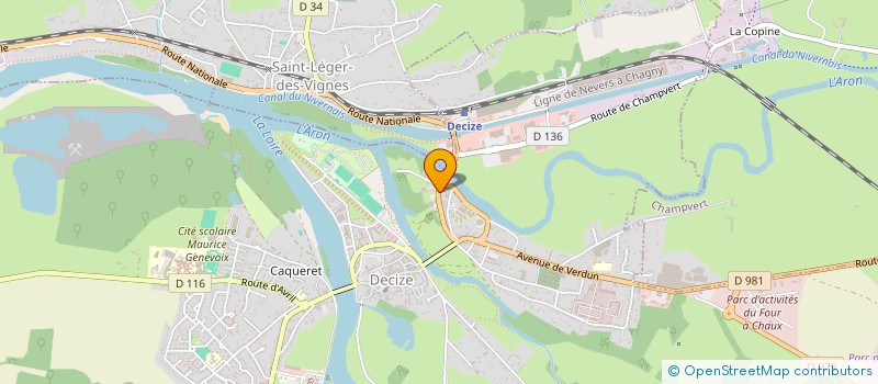 localisation de l'entreprise ALLO SERVICE PLUS à DECIZE