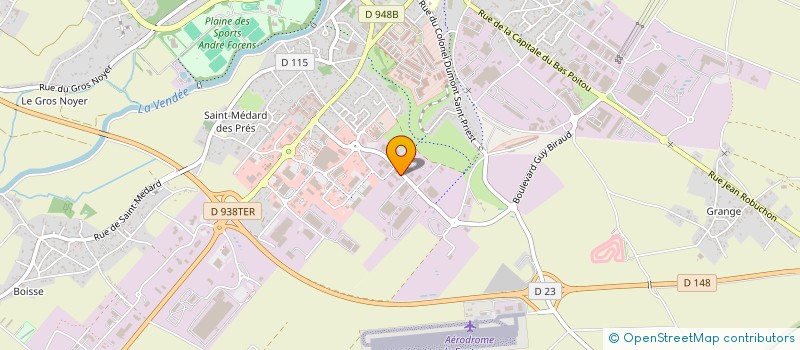 localisation de l'entreprise ALLO SERVICE PRO à FONTENAY-LE-COMTE