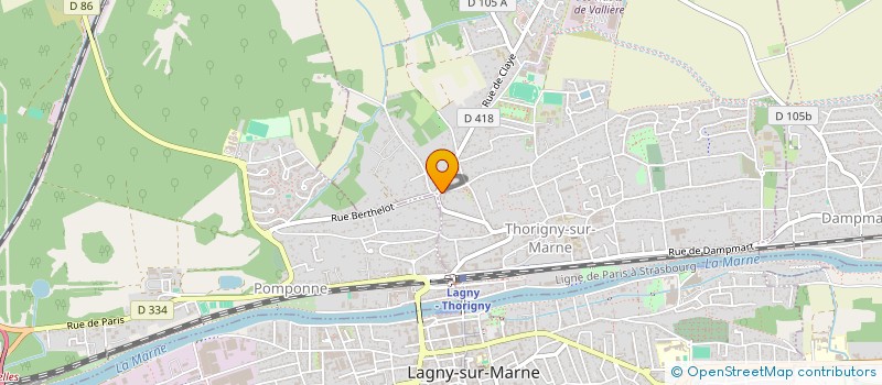 localisation de l'entreprise ALLO SERVICE TRANSPORTS EXPRESS à THORIGNY-SUR-MARNE