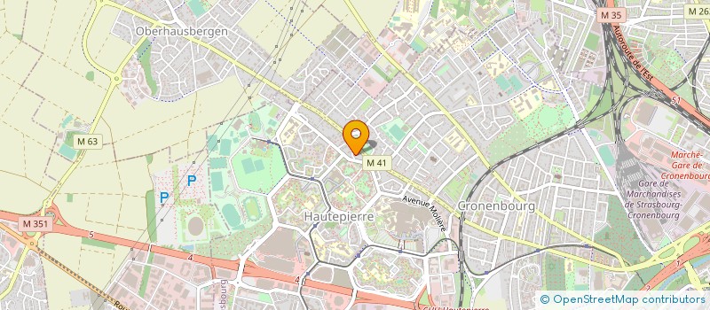 localisation de l'entreprise ALLO SERVICES ECLAIR ASE à STRASBOURG