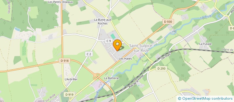 localisation de l'entreprise ALLO SERVICES PLOMBERIE CHAUFFAGE à SAINT-SULPICE-SUR-RISLE